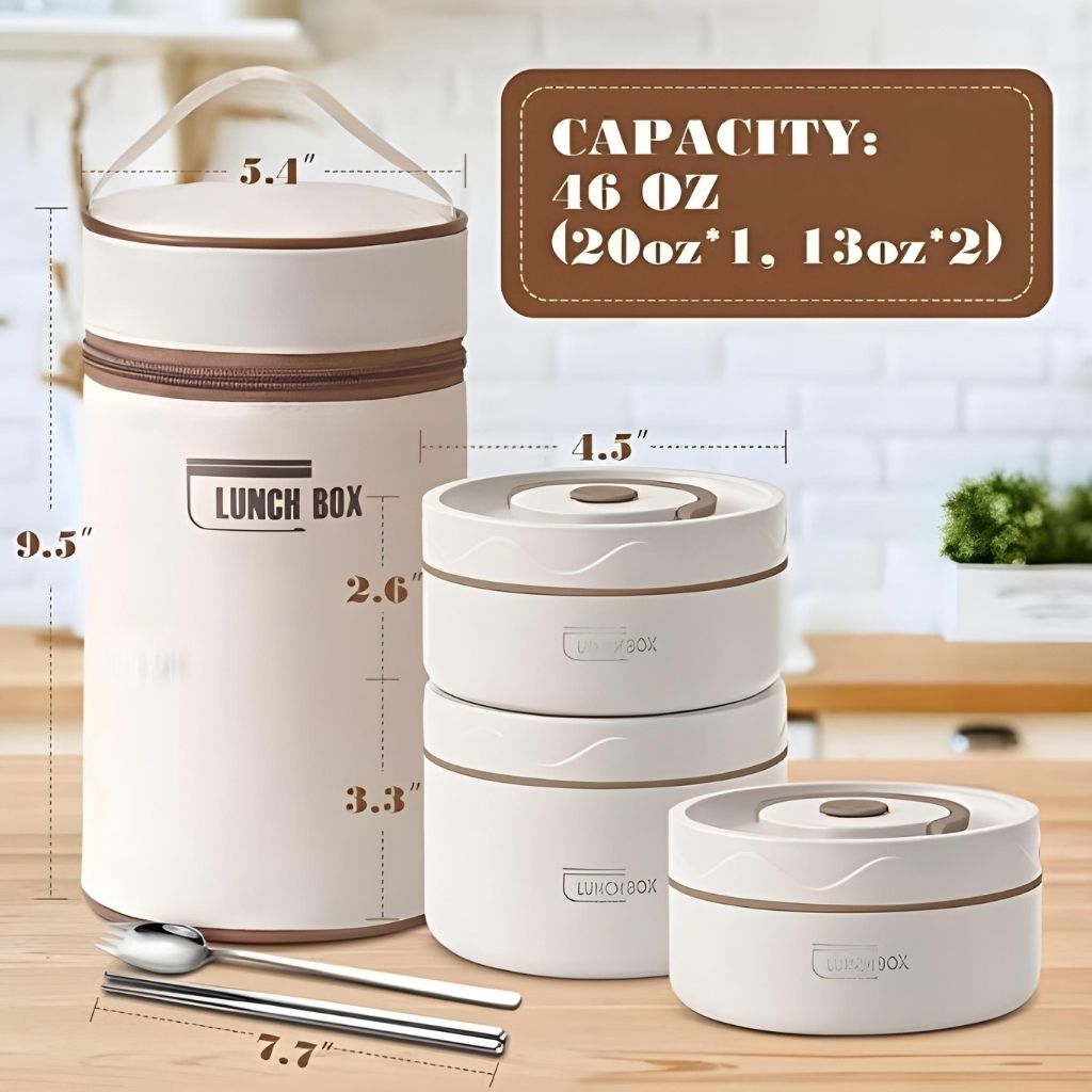 lunch box 3 pièces